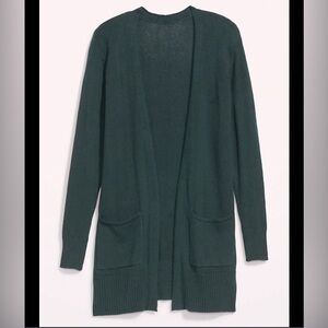 EUC Old Navy Long Line Open Front Cardigan - Black - XXL Petite